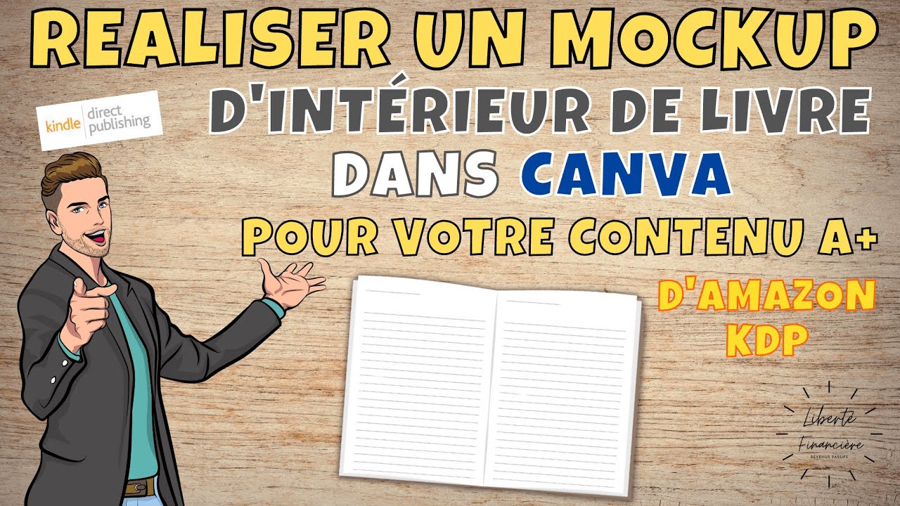 Réaliser votre mockup intérieur de livre dans Canva pour votre contenu A+ d'Amazon KDP