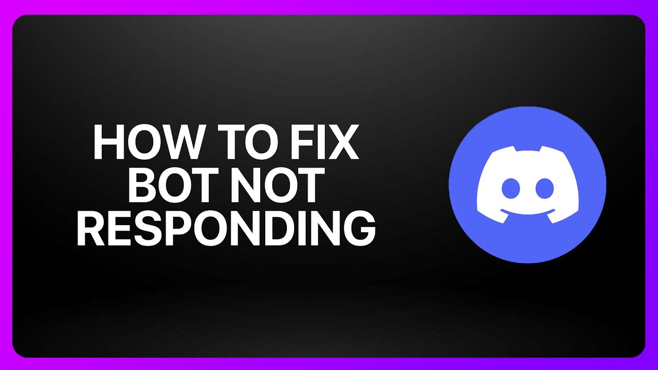 Как исправить ошибку &laquo;Бот не отвечает&raquo; в Discord 2025! Руководство