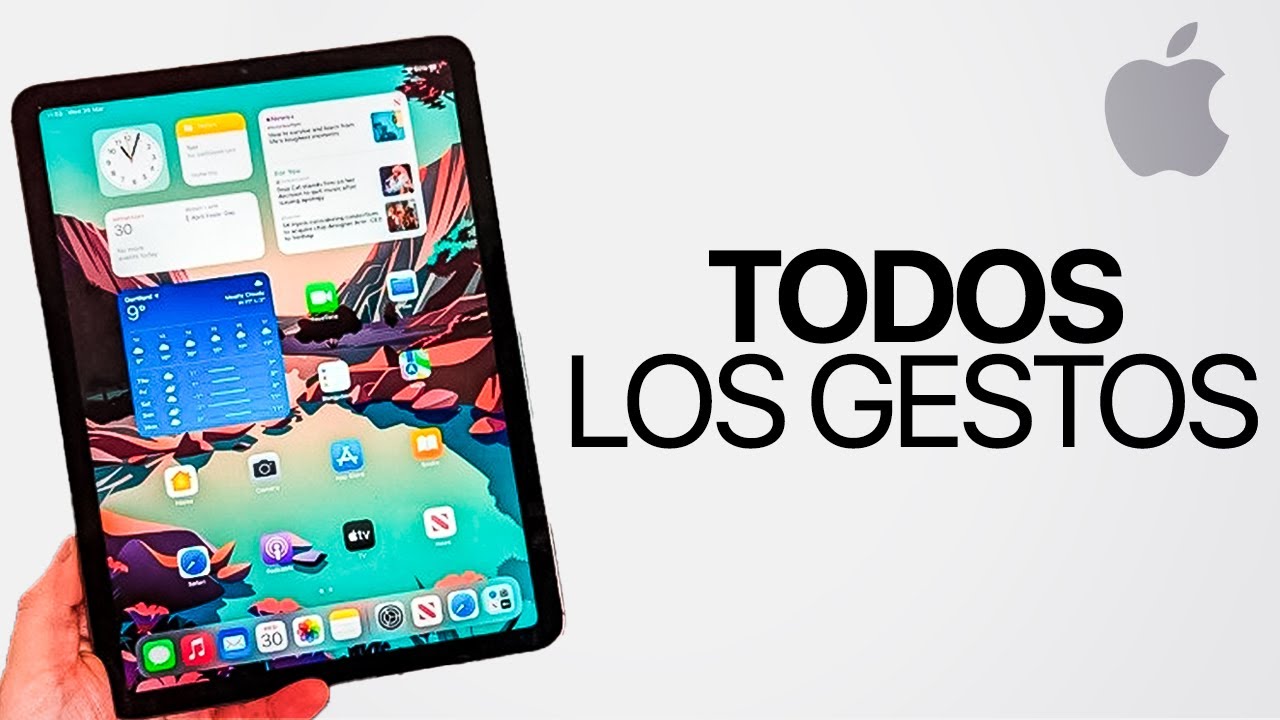 TODOS los GESTOS de iPad | &iquest;Como son los gestos de iPad?