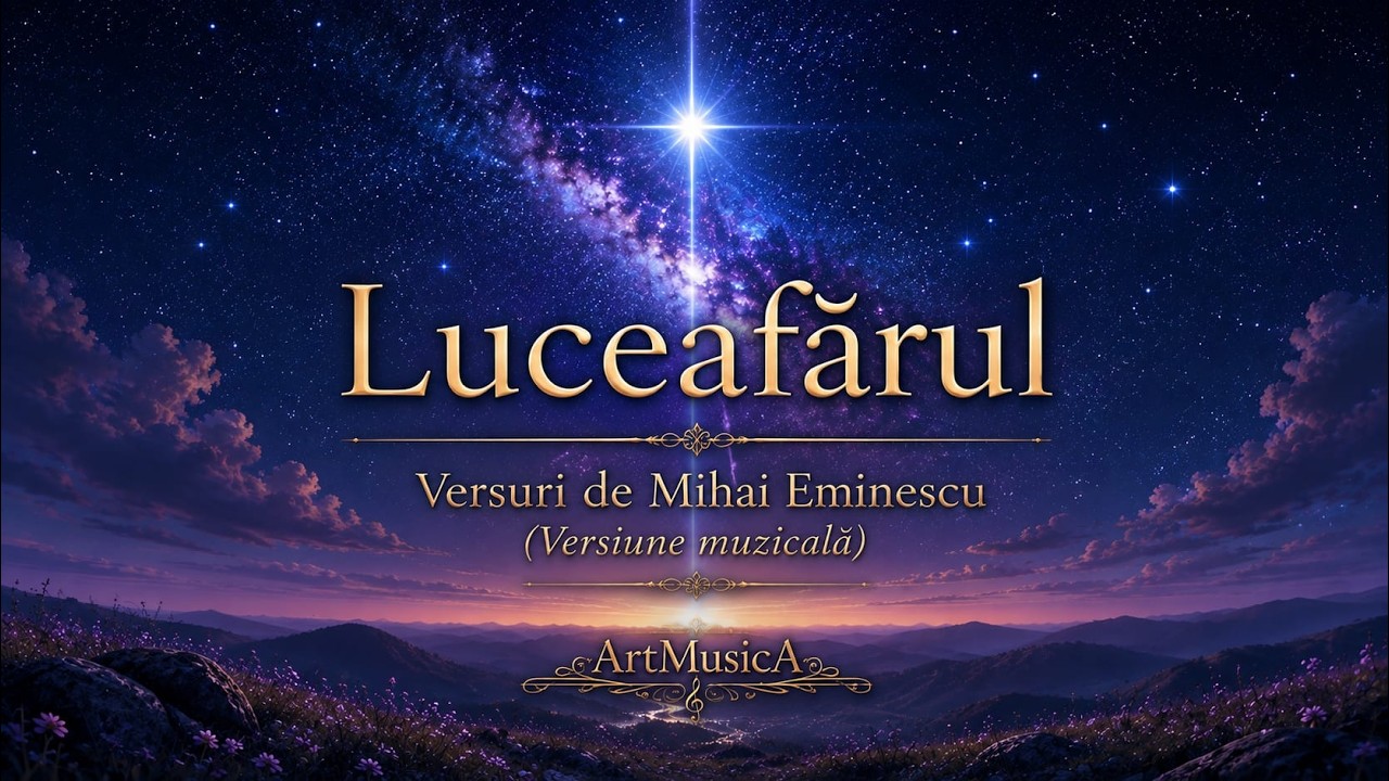 Luceafărul  -    Versuri Mihai Eminescu (interpretare muzicală cu versuri)