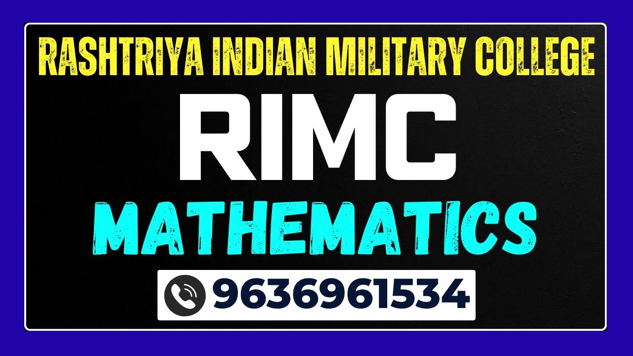 CLASS 63 | Best RIMC Online Coaching : Tips, Tricks, and Strategies for success #rimconlineclasses