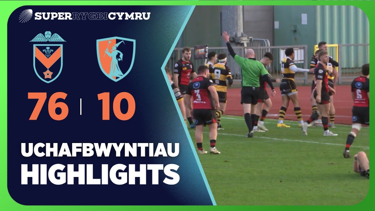 Uchafbwyntiau Casnewydd v Aberafan | Newport v Aberavon Highlights | Super Rygbi Cymru | S4C