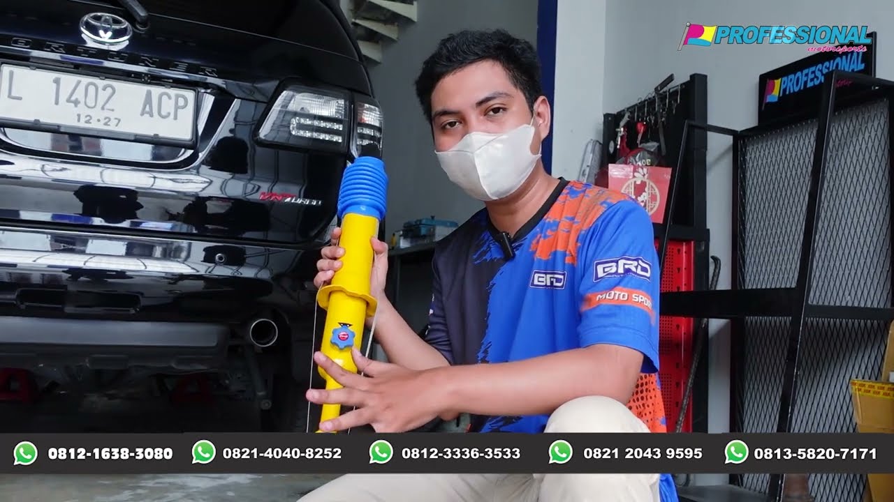 FORTUNER VNT UPGRADE KENYAMANAN PERSIAPAN UNTUK MUDIK LEBARAN! SHOCK BREAKER PROFENDER!