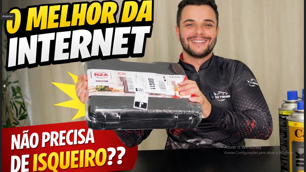 Testei o melhor fogão (fogareiro) portátil de camping e pesca!! olha o resultado 😱🔥