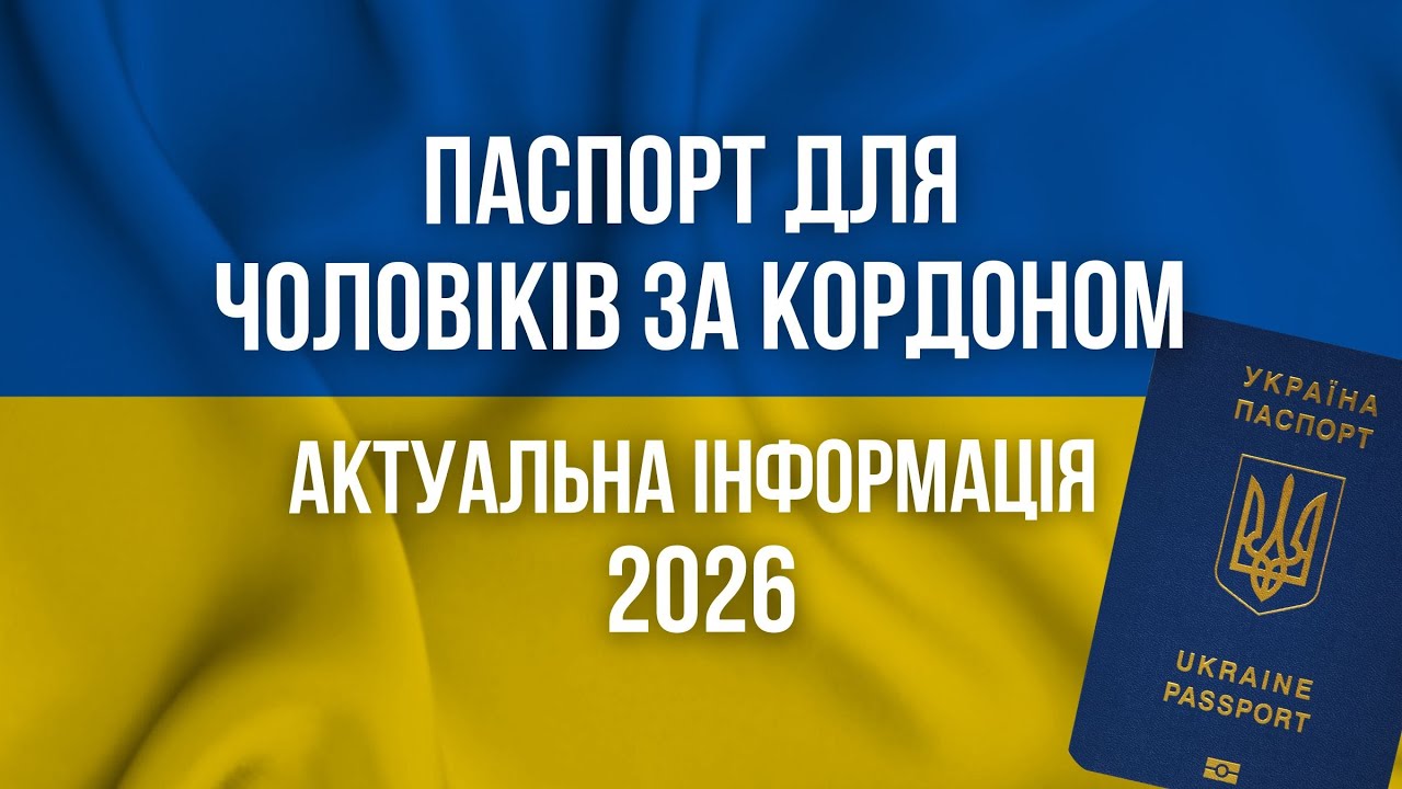 Паспорти для українських чоловіків за кордоном. ДП Документ