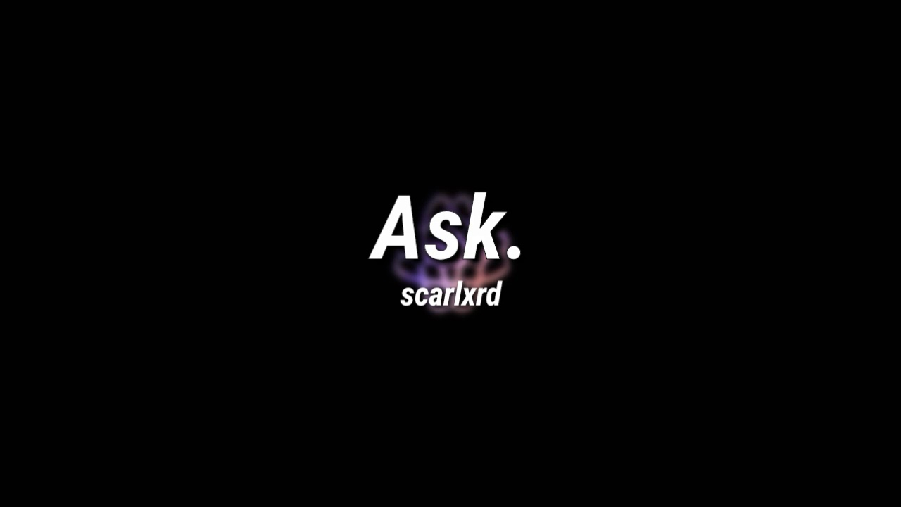 scarlxrd - ASK. [LYRICS]