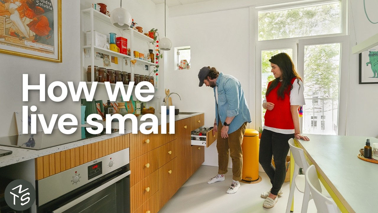 How a Neurodivergent Couple Designed Their Small DIY Amsterdam Home, 54sqm/581sqft