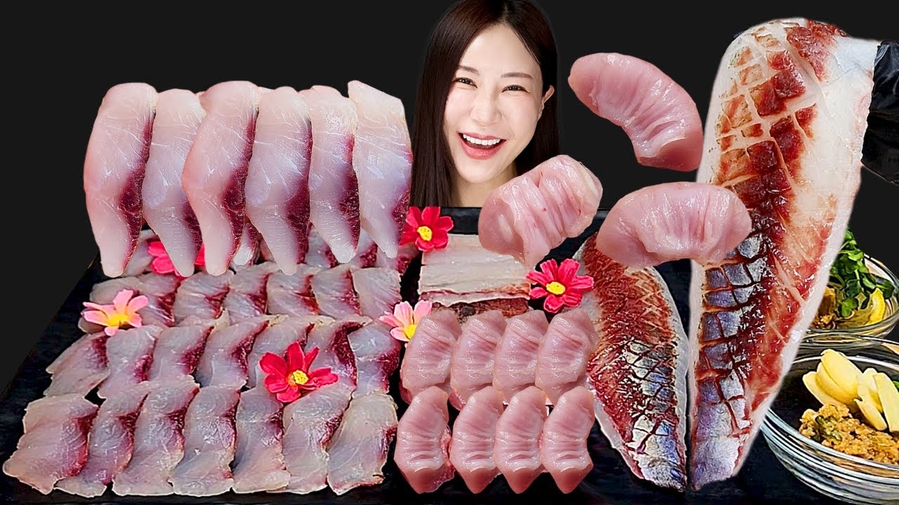 Сырая рыба (муллет) 🐟+ Муллет Балм Мукбанг