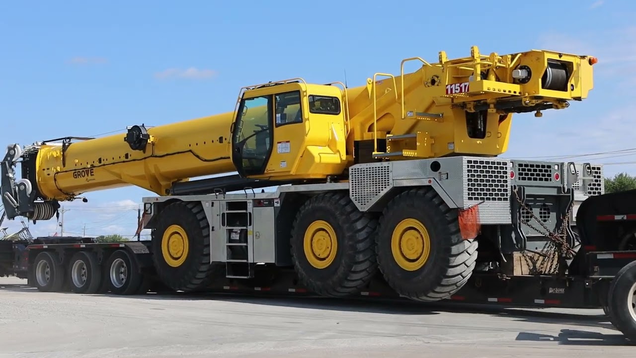 Grove GRT9165 Loaded Up on 12 Axles