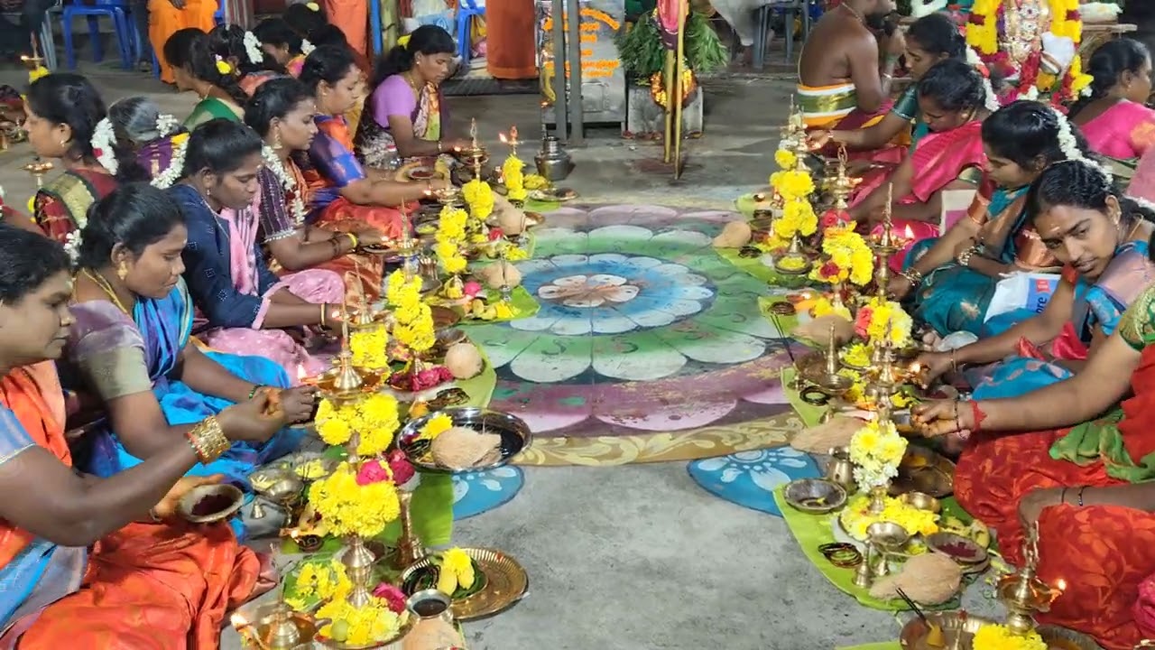 நடுவீரப்பட்டு ஸ்ரீபவானிஅம்மன் ஆலய தைப்பூச நாளில் திருவிளக்கு பூஜை 01.02.2026 அடியேனின் வர்ணனையுடன்