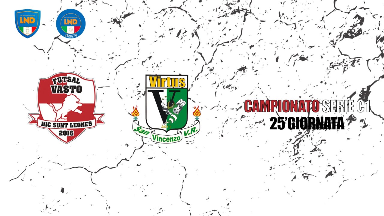 FUTSAL VASTO - San Vincenzo Valle Roveto campionato serie c1 - 26' giornata - 12/04/2025