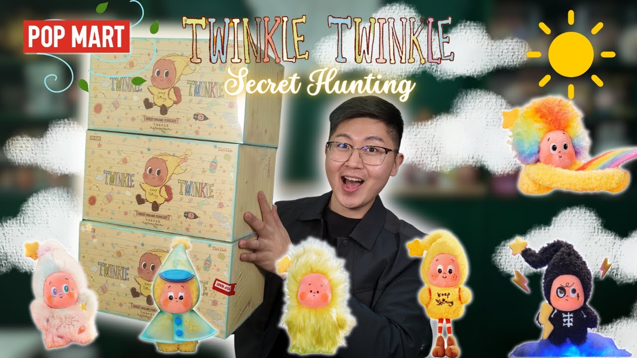 DID I GET THE SECRET?! 😱 POPMART Twinkle Twinkle Sweet Dreams Forecast Blind Box Haul