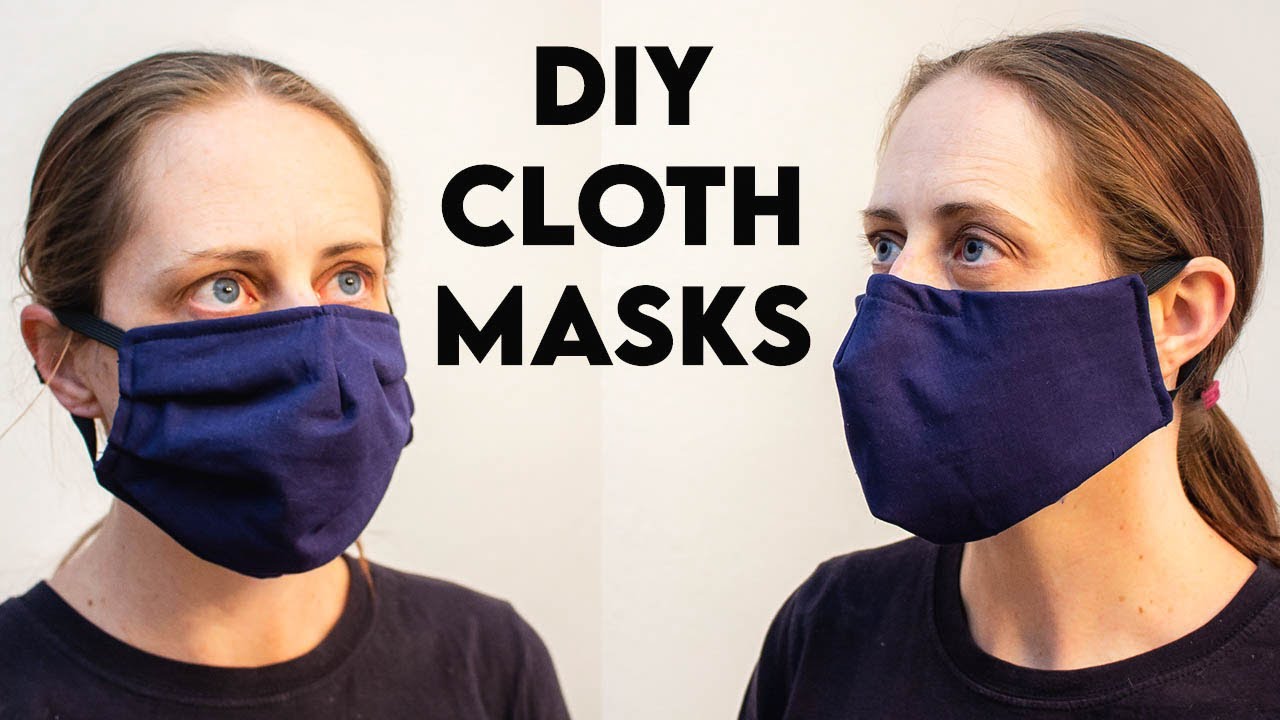 CLOTH FACE MASK TUTORIAL | Homemade Fabric Mask Sewing Instructions