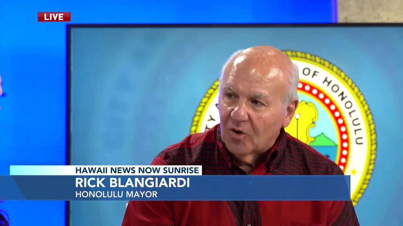 Mayor Rick Blangiardi talks rail expansion and city permit system overhaul