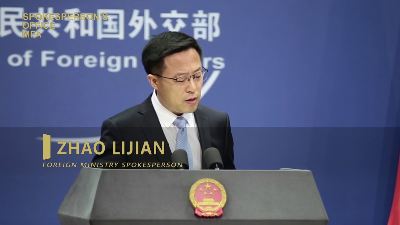 Zhao Lijian: MFA Condemns Acts Violating the One-China Principle