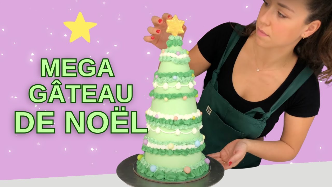Méga Gâteau Sapin de Noël! Faites une Immense Chef-d'Œuvre des Fêtes! 🎄🍰