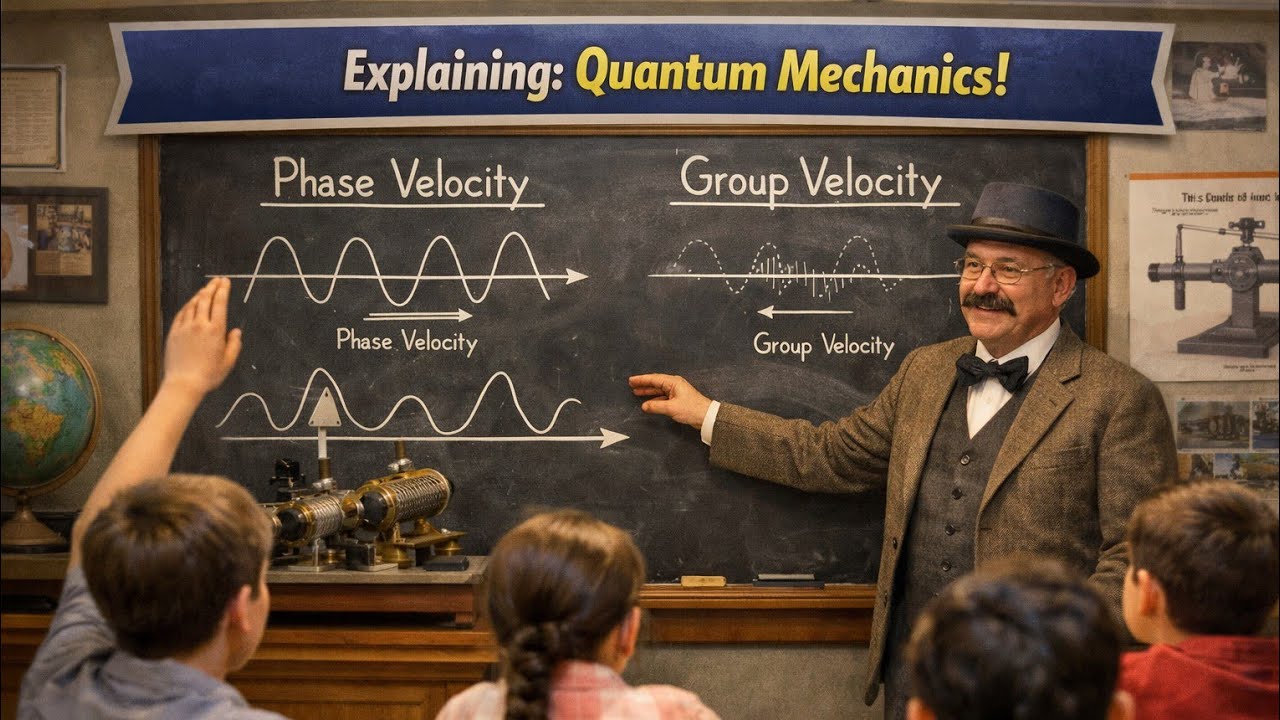 Quantum mechanics || Matter wave || Group velocity || Phase velocity 
