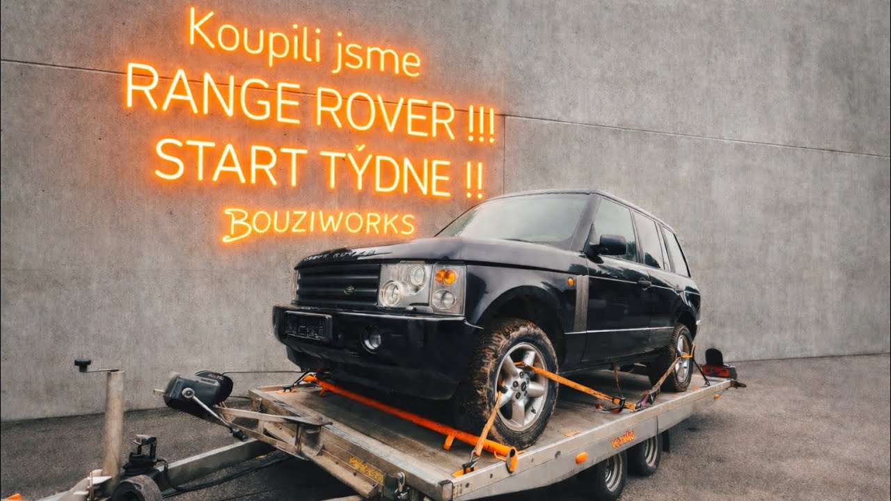START TÝDNE v BouziWorks 🔥 Koupili jsme Range Rover + E23 karoserie NA PRODEJ!