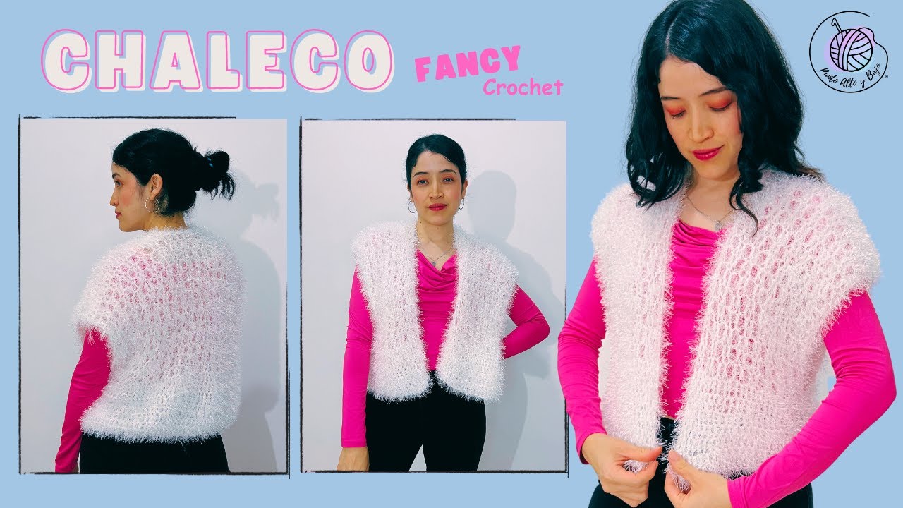 CHALECO A CROCHET MODERNO