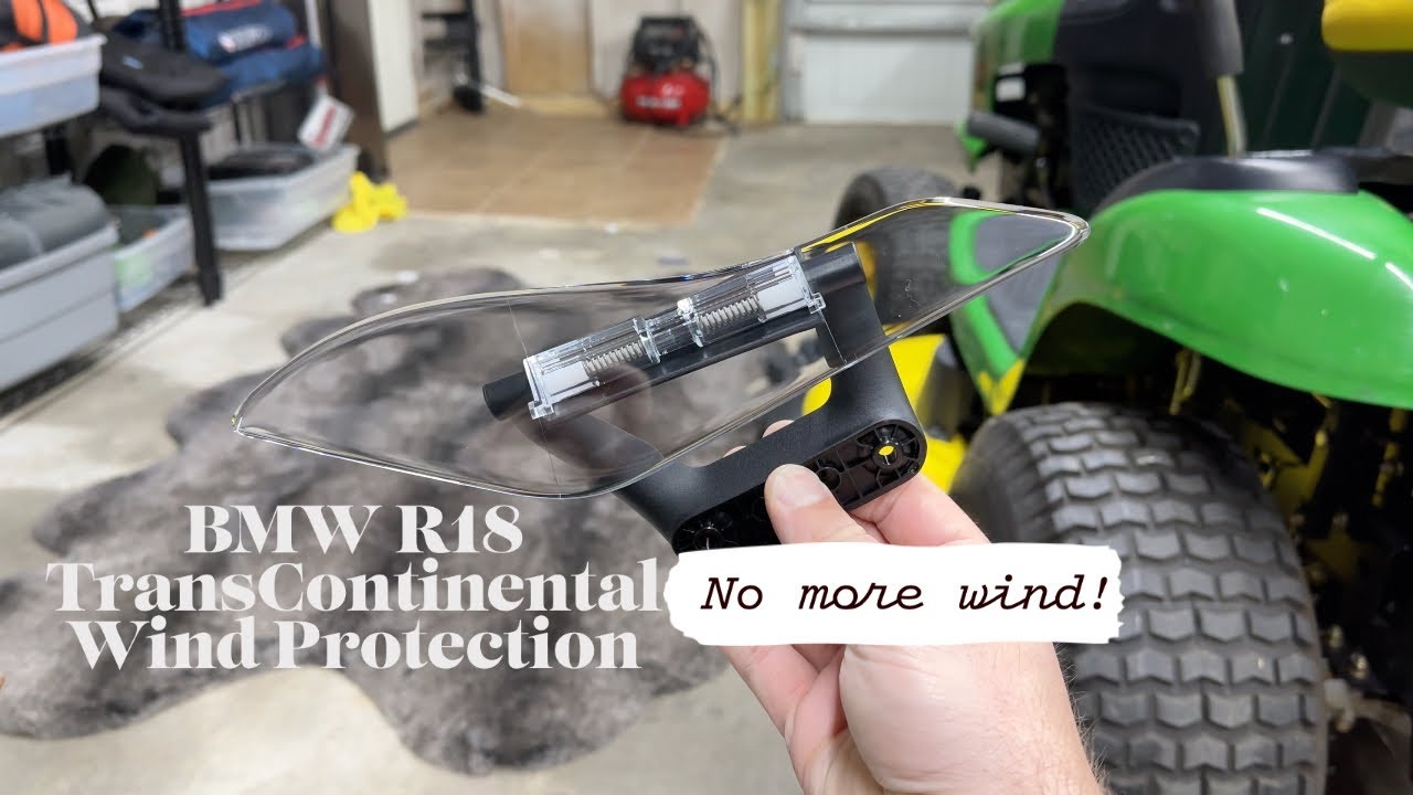 Install: BMW R18 Bagger Aero (Winglets) from the TransContinental - No Helmet Shake!