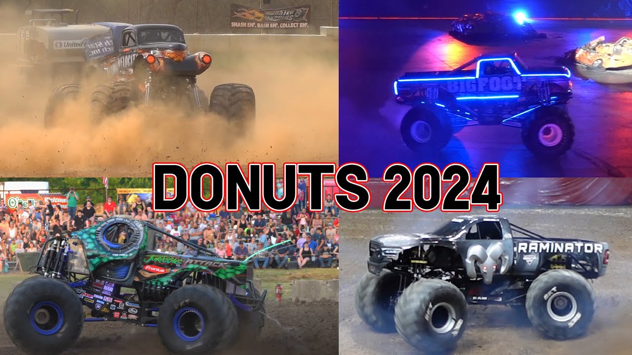 Monster Truck Donuts - Best 2024 Highlights