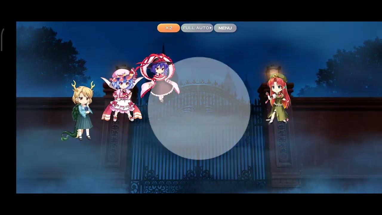 Touhou lost word: Showcase Hong Meiling L80 Be the change! + clear stage