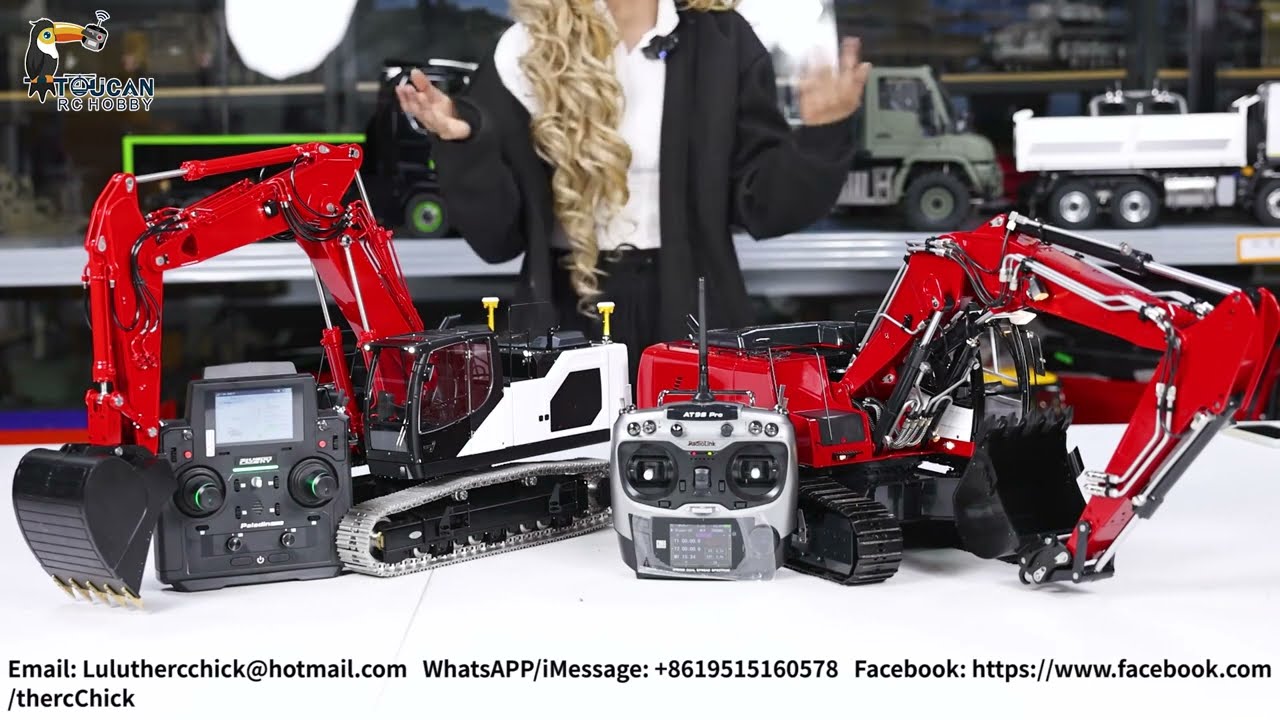 Lesu 945 and MTM 946 Hydraulic 3-arm excavators comparison!!