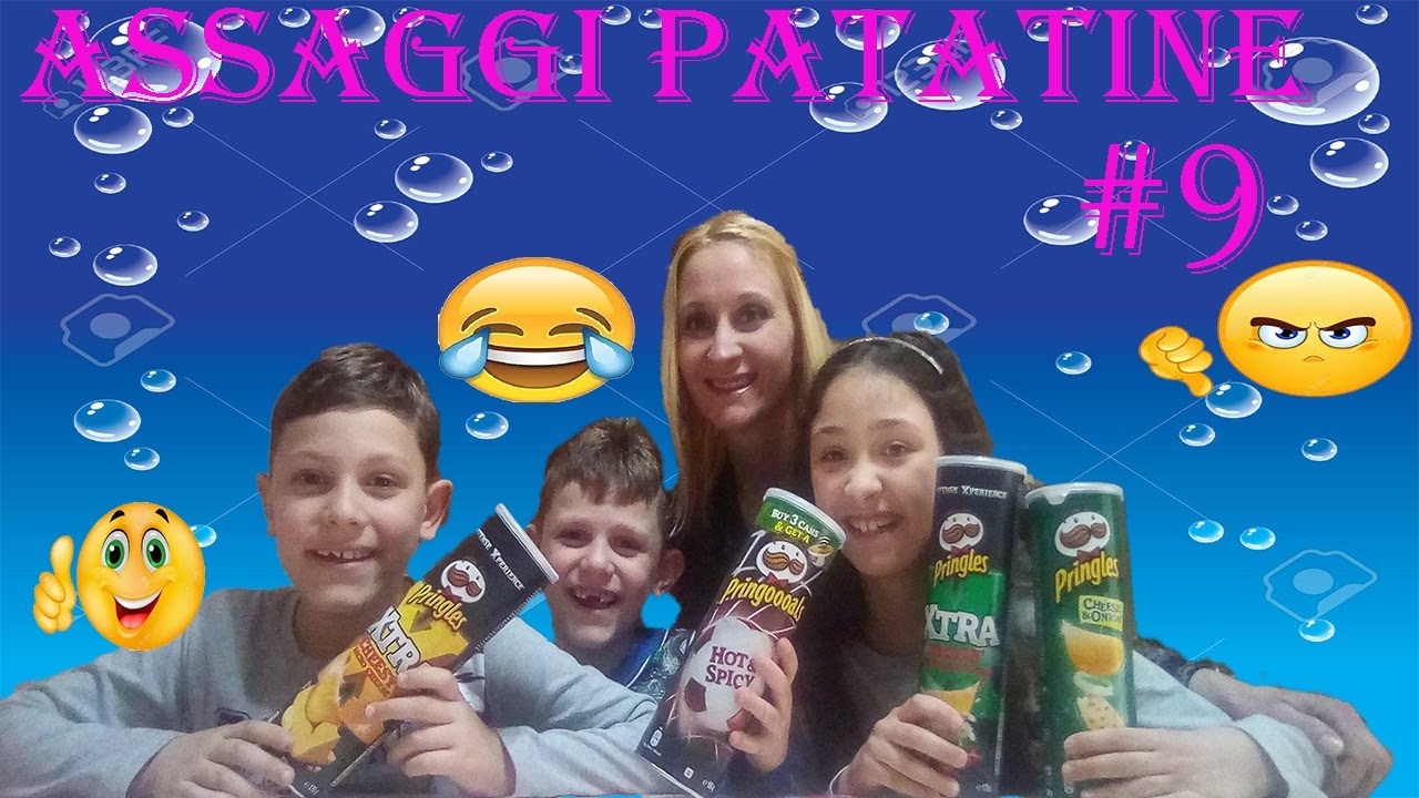 ASSAGGIAMO PRINGLES VARI GUSTI I ASSAGGI DI PATATINE