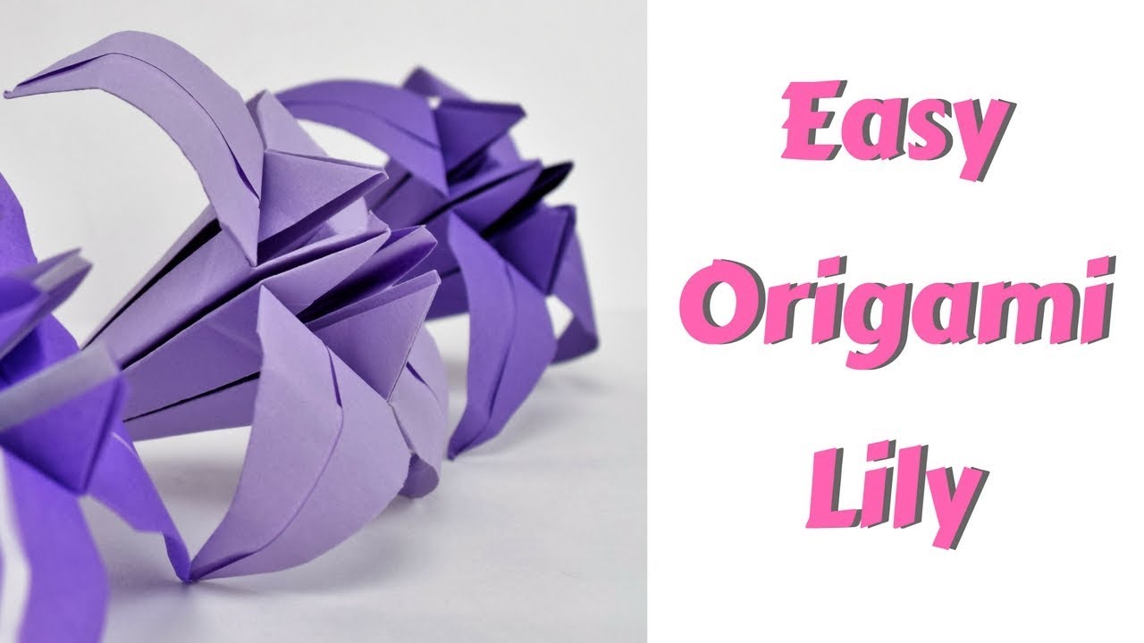 How to Fold and Origami Lily