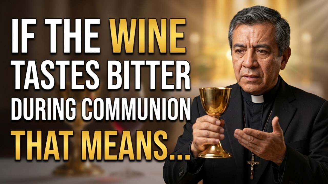 Father Miguel Reveals What It Means When The Consecrated Wine Tastes Bitter And Nobody Ever Told You