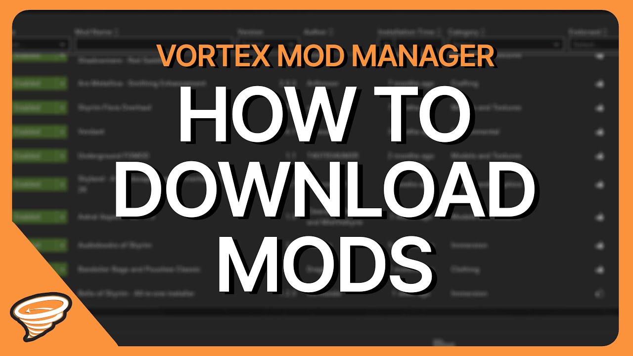 Как загружать моды с помощью Vortex Mod Manager