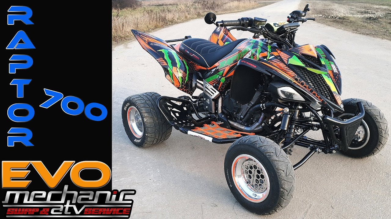 Yamaha Raptor 700 EVO - DUKE 790 Made by Mechanic ATV / Ori ATV Riders / #swap DUKE 790 #atvriders