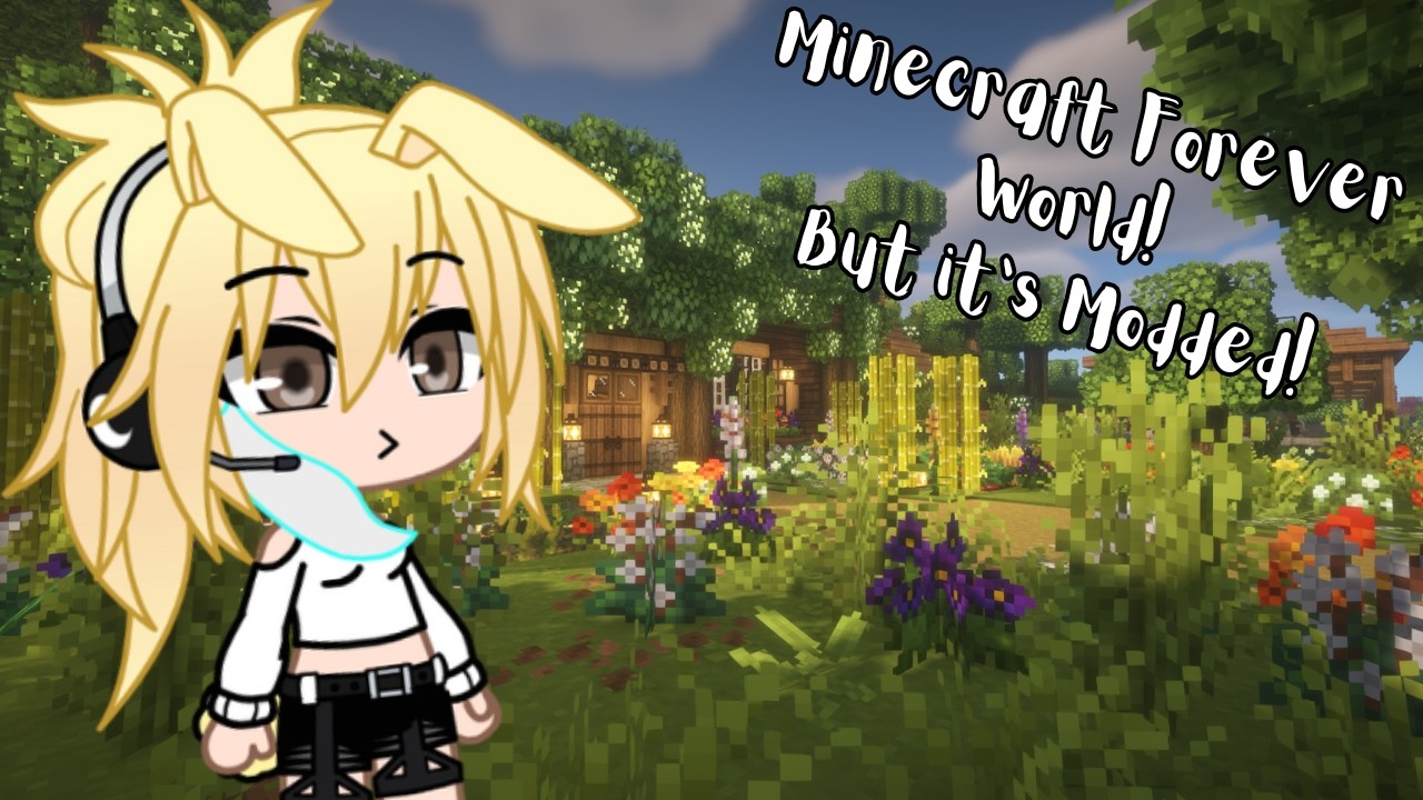 Minecraft Forever World! But It's Modded! #2 | Puppies Cam!