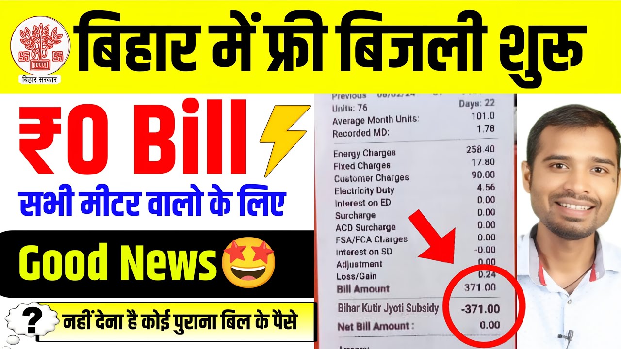Bihar Zero Electricity Bill Start | Bihar Free Electricity Scheme 2025 | Bihar free electricity b...
