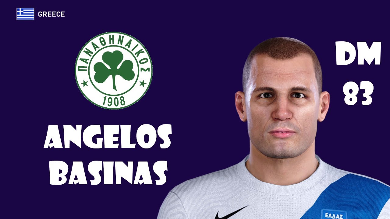 Angelos Basinas eFootball PES Face Build Stats (Greece)