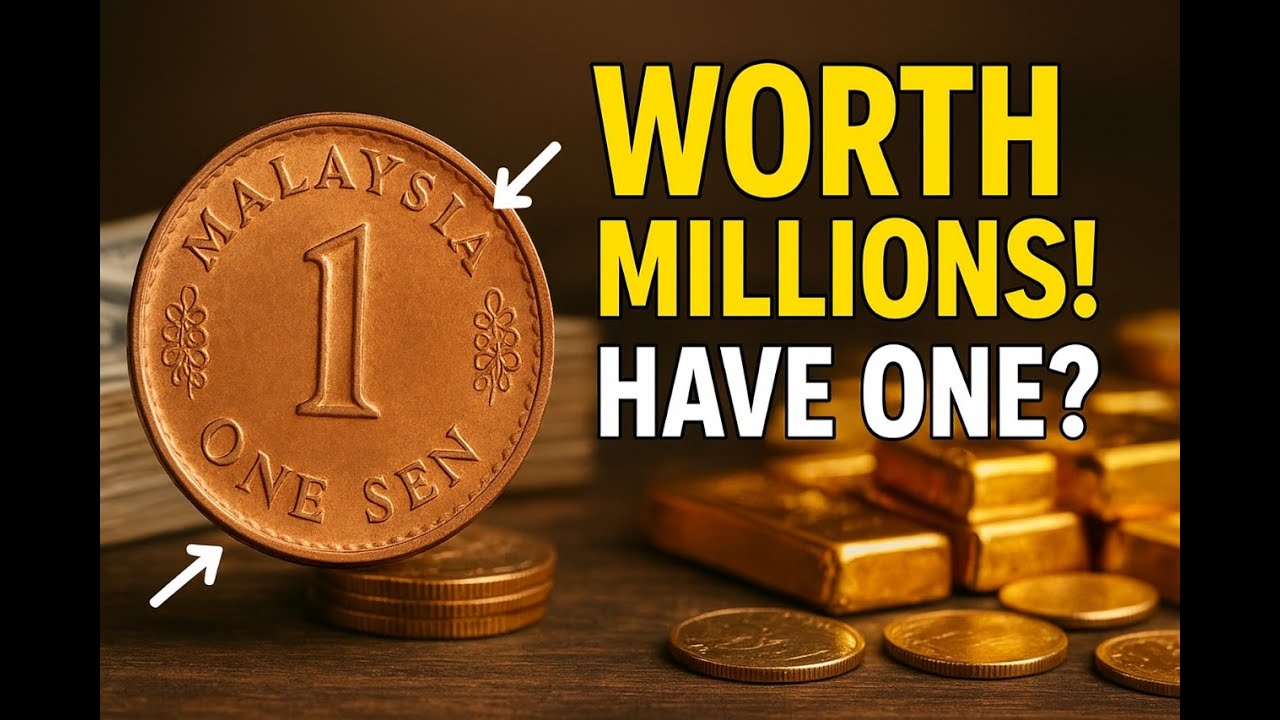 Rare Malaysian One Sen Coin Worth Millions! Hidden Errors That Make It Extremely Valuable!