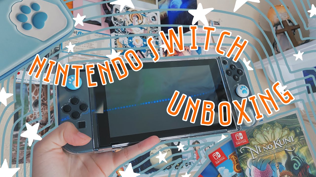 Nintendo Switch unboxing + starting my Animal Crossing journey🌟