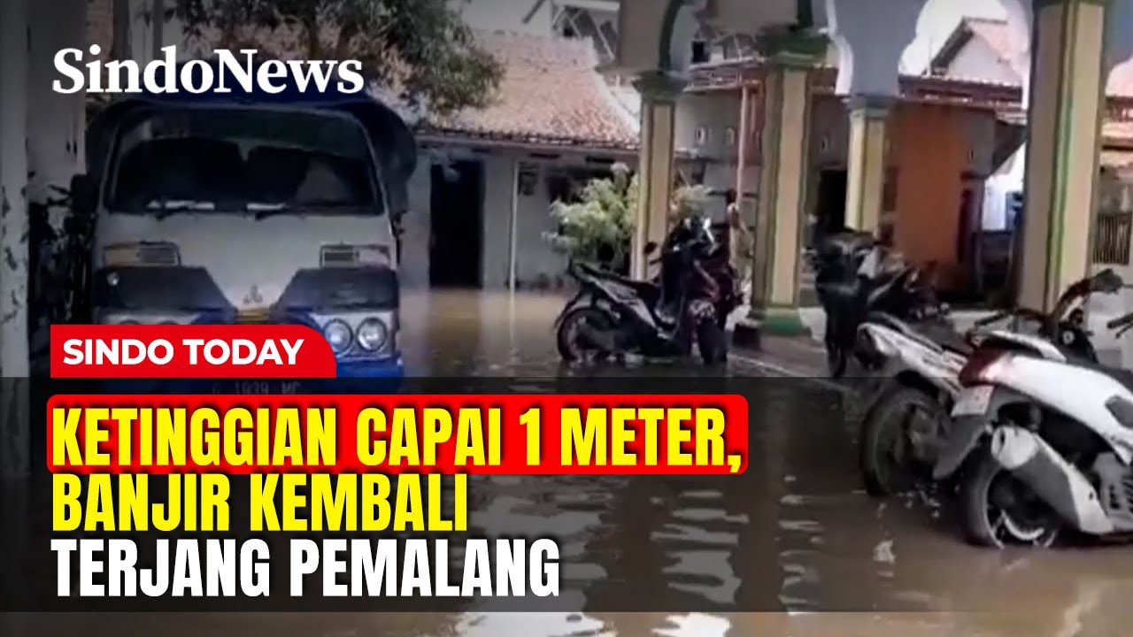 Ketinggian Capai 1 Meter, Banjir Kembali Terjang Pemalang | Sindo Today | 07/02