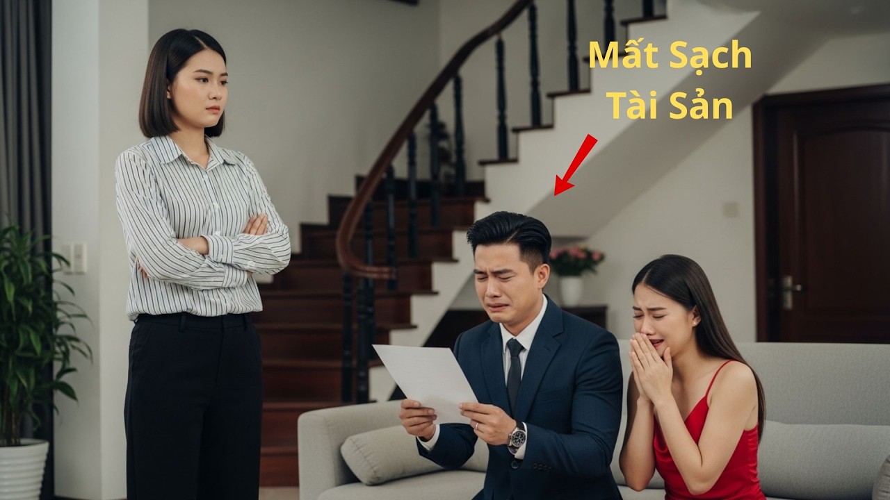 Chồng Ra Sân Bay Để Đón Tiểu Tam Về Ra Mắt, Đến Nhà Hắn Điên Dại Khi Nhận Tờ Ly Hôn Tài Sản Biến Mất