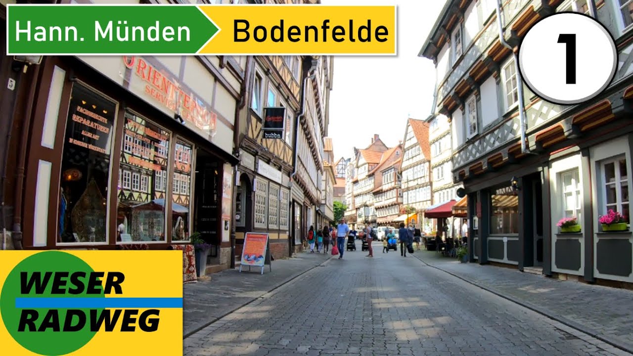 Weserradweg im Zeitraffer / Teil 01: Hann. Münden – Bodenfelde