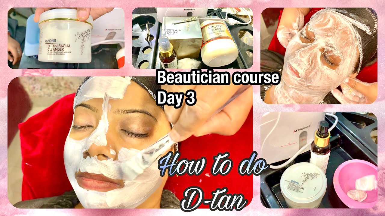 WHAT IS D TAN /how to do d tan /what is the difference between d tan and bleach ?
