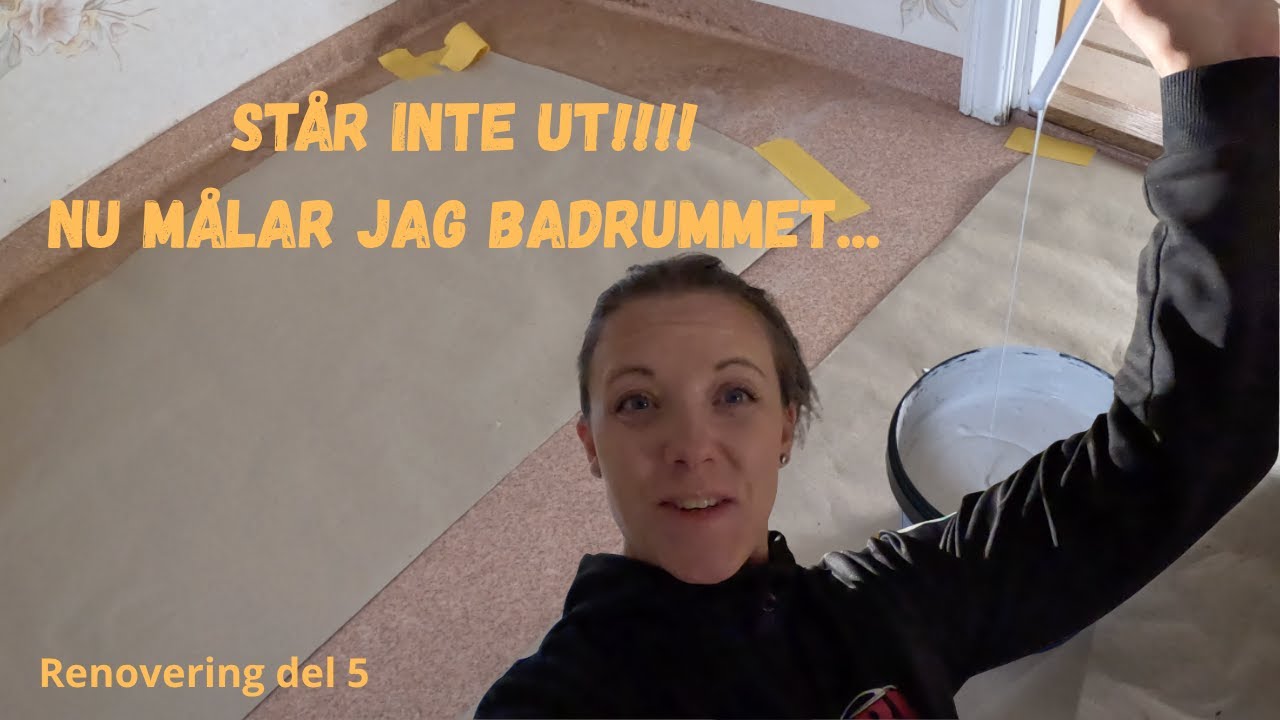 Står inte ut! Nu målar jag badrummet