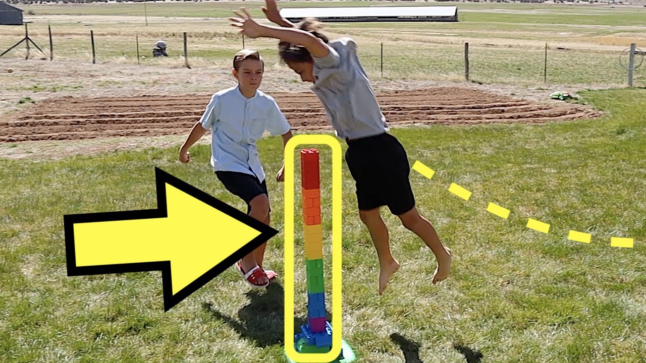 😂HILARIOUS LEGO HIGH JUMP CHALLENGE FAILS!!