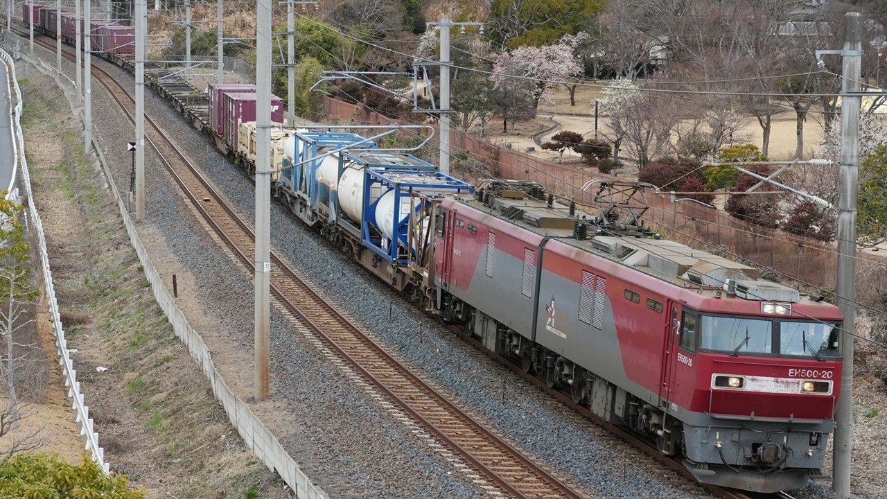 常磐線貨物列車 他 26/02/27 (Joban Line Freight Train and Others on Feb. 27 2026.)