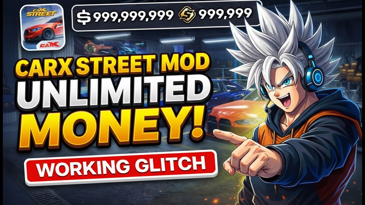 CARX STREET MOD MENU APK 2026 Android & iOS &ndash; carx street Unlimited Money & All Cars Unlocked 2026