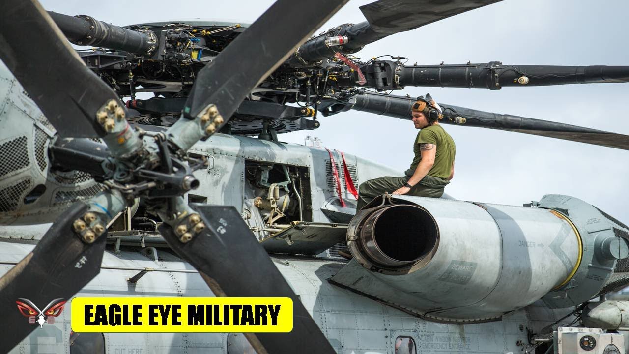 HMH-462: U.S. Marine Corps CH-53E Powerplant Maintenance Aircraft