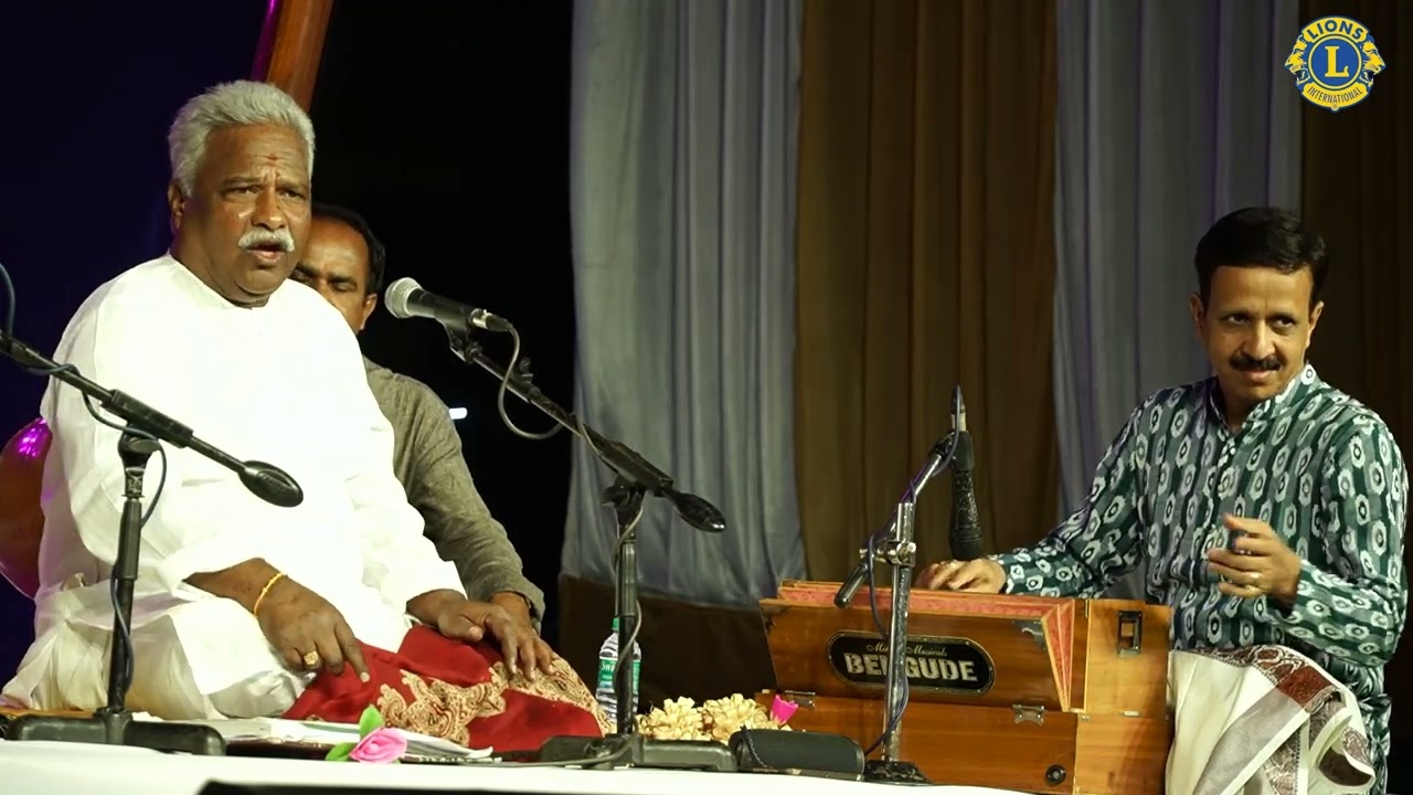 padmashree pandit Venkatesh kumar Live concert in Sirsi Lions