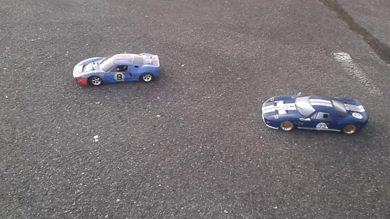 RC TAMIYA/HPI UND TAMIYA/KYOSHO FORD GT40 1:10 MIT ESS-ONE u.REELY SOUNDMODUL!