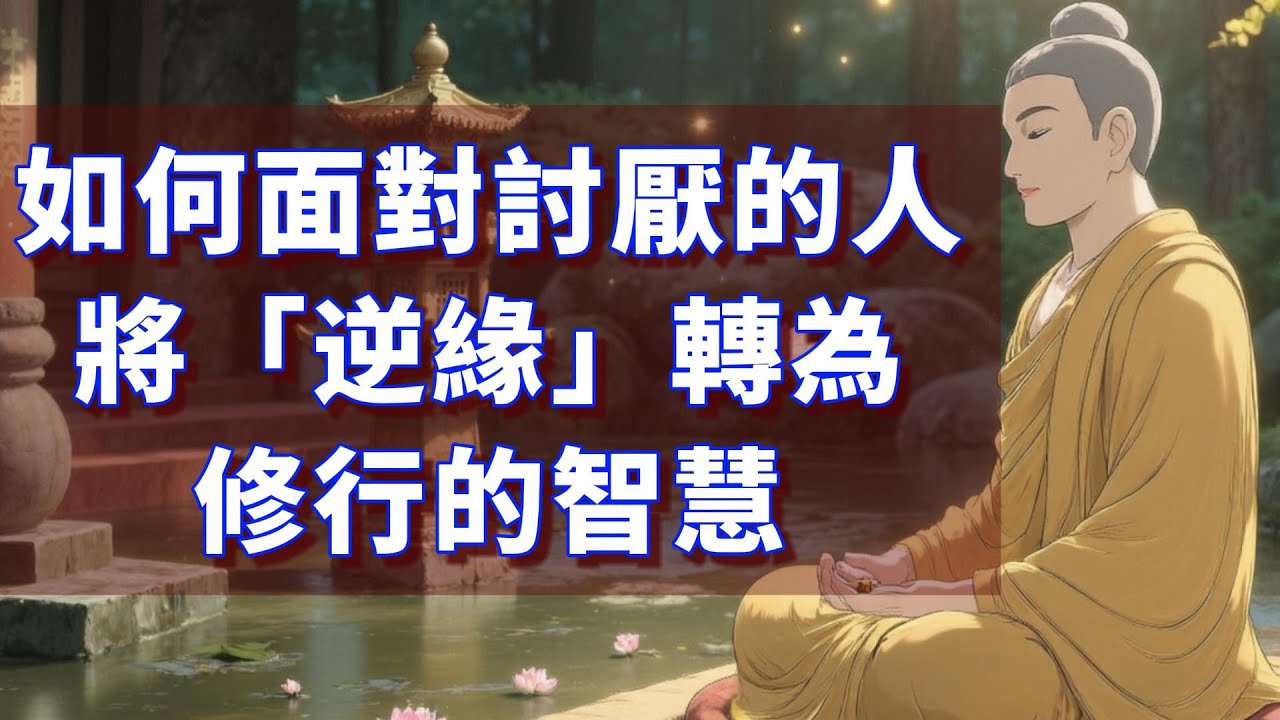 面對討厭的人怎麼辦？如何將「逆緣」轉為修行的智慧？#修行 #佛教 #佛陀 #佛法 #禅意生活 #正能量 #人生感悟 #為人處世 #人生智慧 #成長