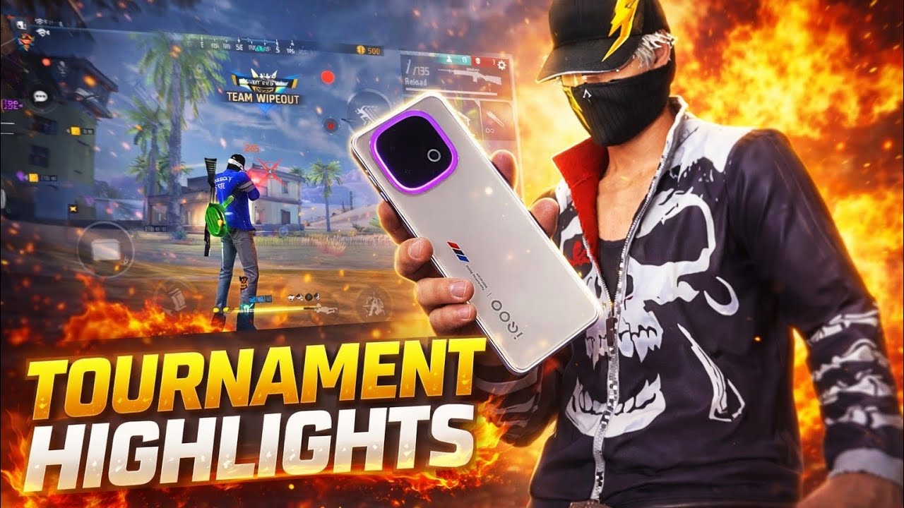 FREE FIRE TOURNAMENT HIGHLIGHTS 🏆INSANE GAMEPLAY🔥IQ00 13